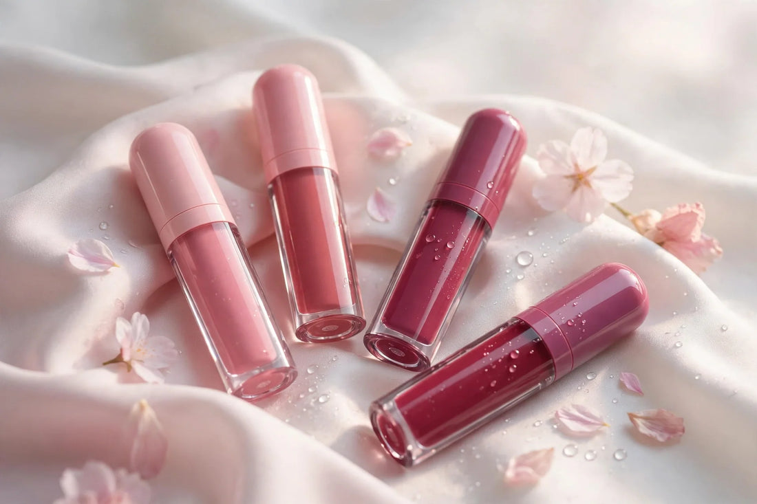 Long-lasting Korean lip tints in soft pastel shades